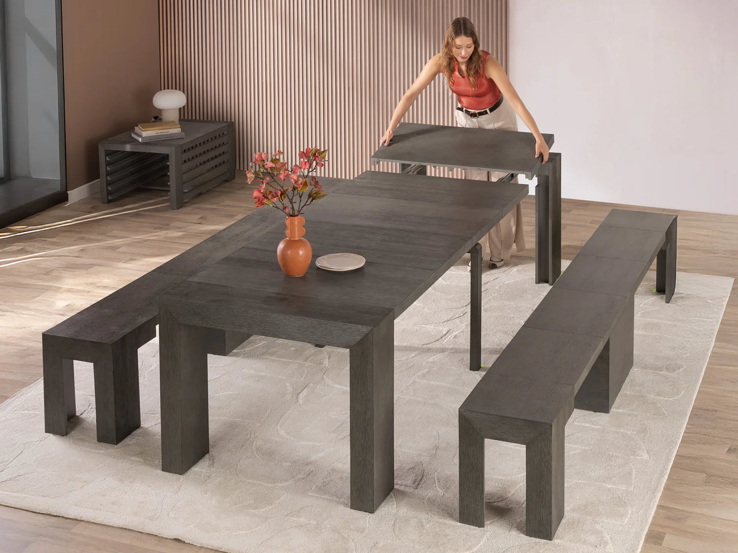 The Transformer Table - Dining Set - The Gathering - Table & Bench (x2)