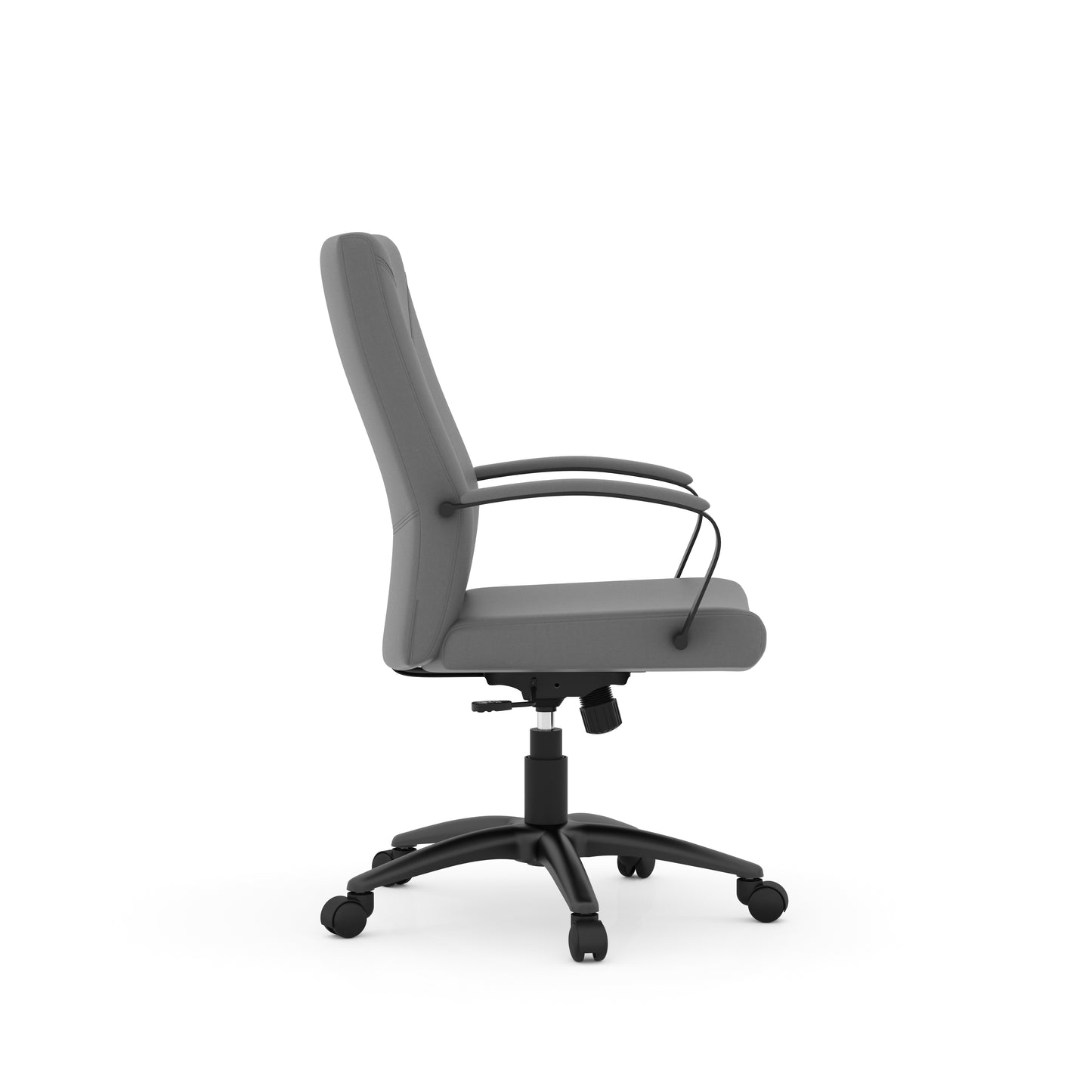 Wren Executive Chair with Black Frame and Gray Seat - 14010