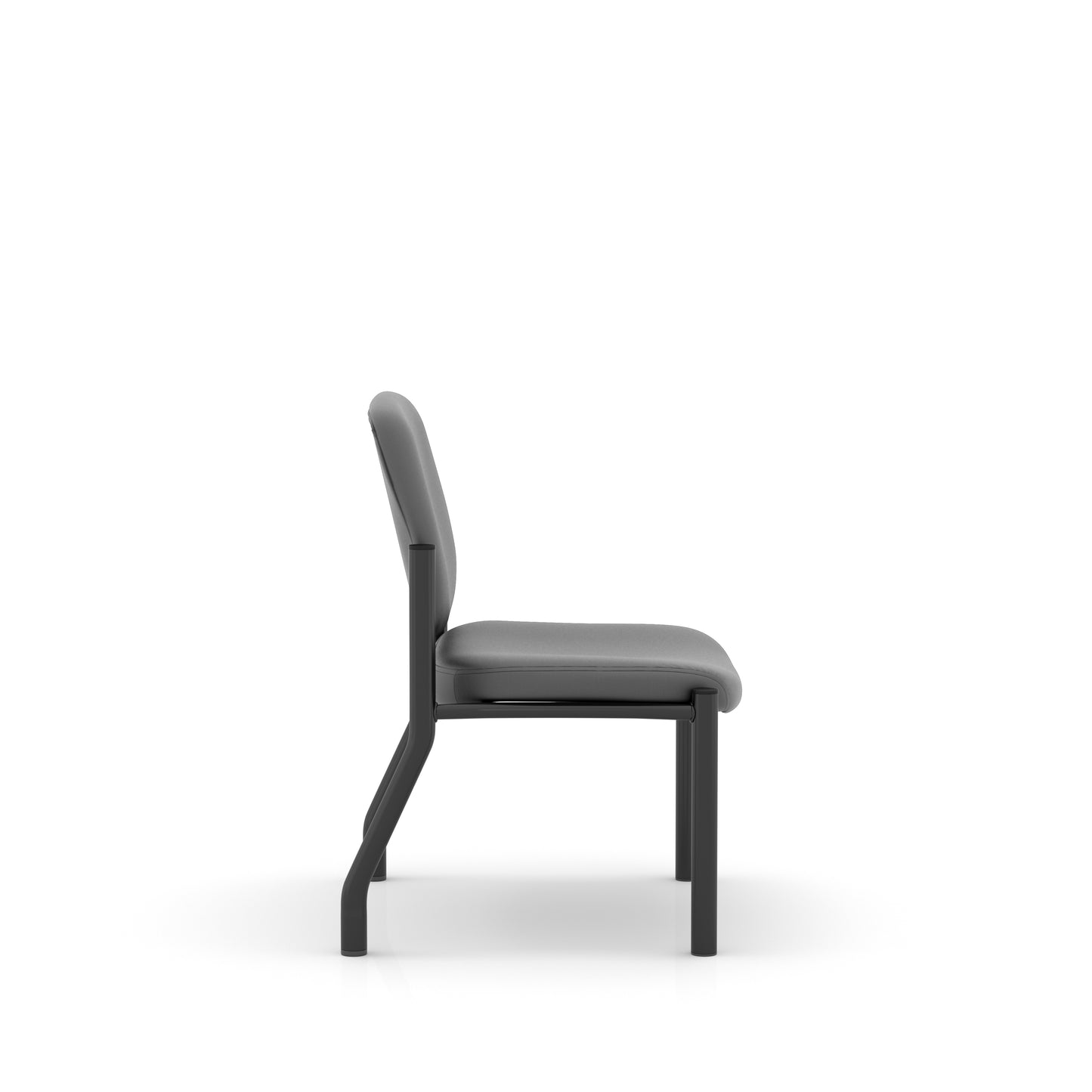 Stance Series Big & Tall Guest Chair Armless - Weight Capacity 400lbs - Black or Gray - 590540