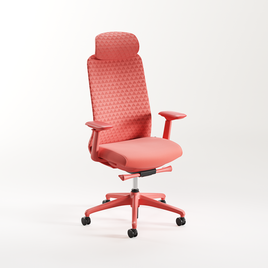 Trinity Mesh Salmon with Headrest - 82531SALSAL04345 & 82531HRSAL345