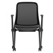 Era Nesting Flip Seat Guest Chair - Black Seat - Black Frame - 61394