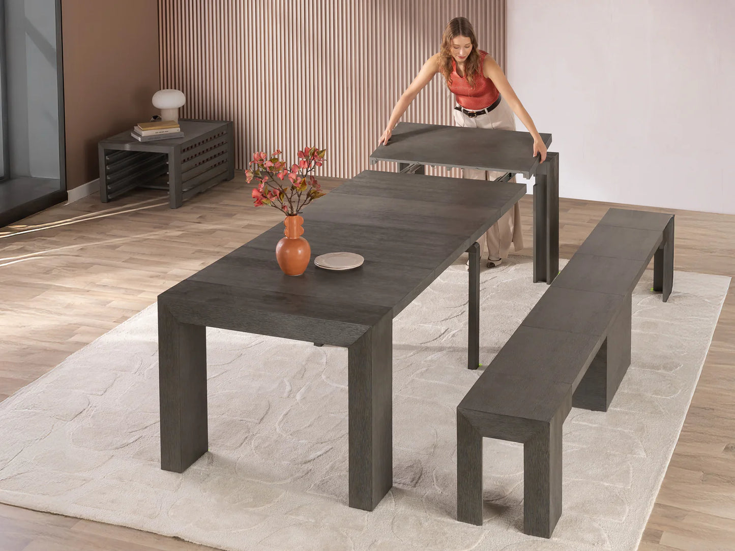 Transformer Table - Dining Set - The Practical - Table & Bench Set