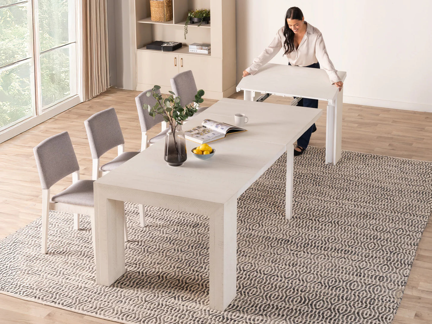 Transformer Table - Dining Set - The Family - Table with 4 Chairs