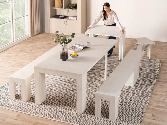 The Transformer Table - Dining Set - The Gathering - Table & Bench (x2)