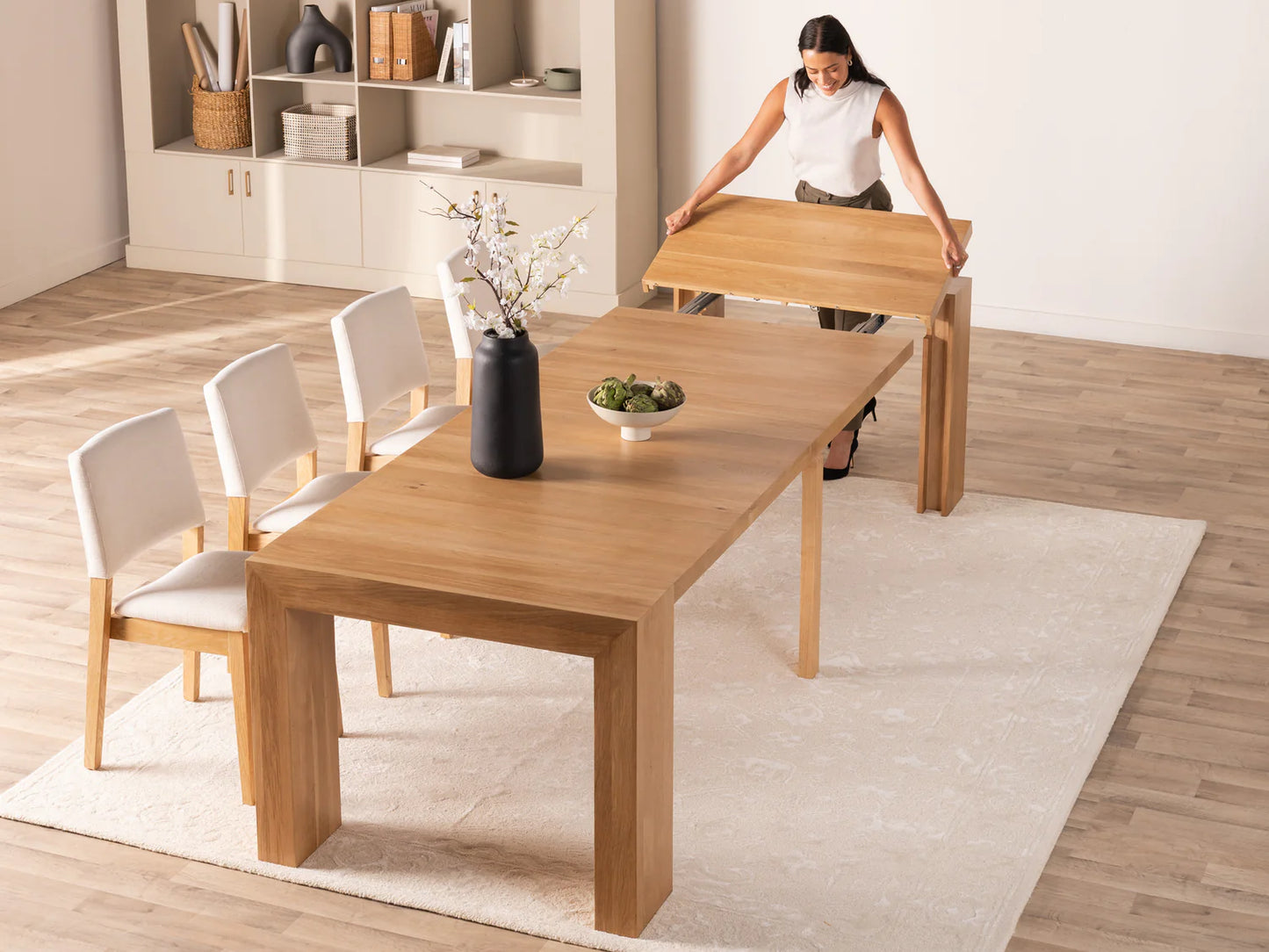 Transformer Table - Dining Set - The Family - Table with 4 Chairs