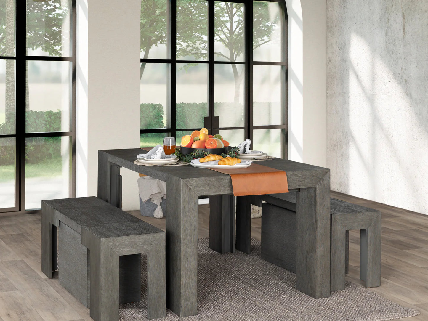 The Transformer Table - Dining Set - The Gathering - Table & Bench (x2)