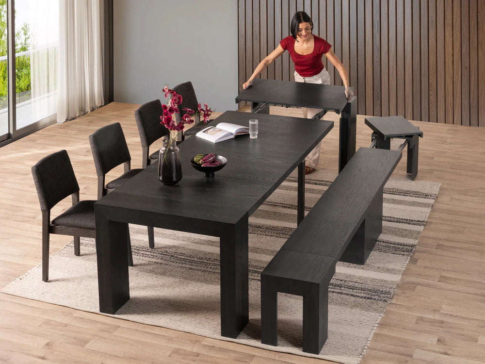 Transformer Table - Dining Set - The Host - Table, Bench & Chair Set