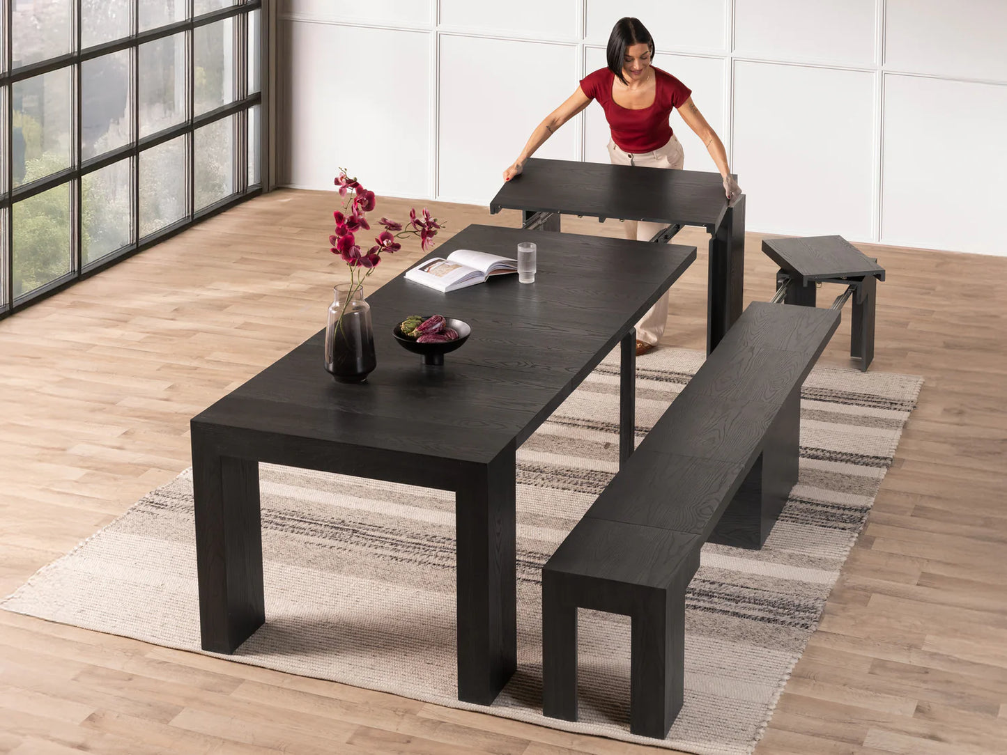 Transformer Table - Dining Set - The Practical - Table & Bench Set