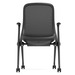 Era Nesting Flip Seat Guest Chair - Black Seat - Black Frame - 61394