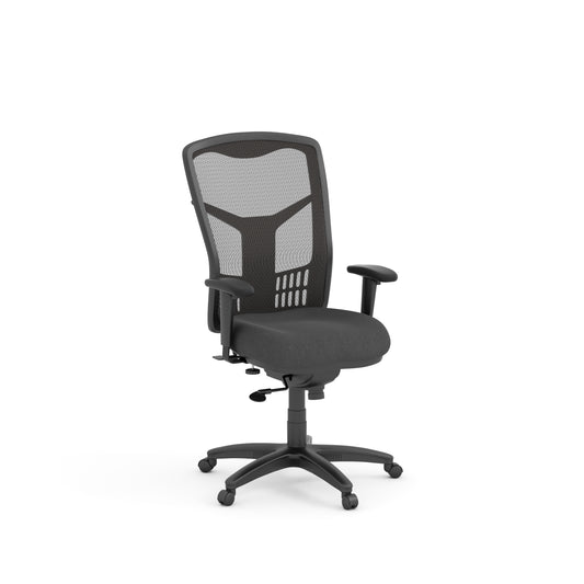 CoolMesh High Back Multi-Function High Back with Adjustable Lumbar Support & Ratchet Back with Titanium Base - 7701S & 7700T