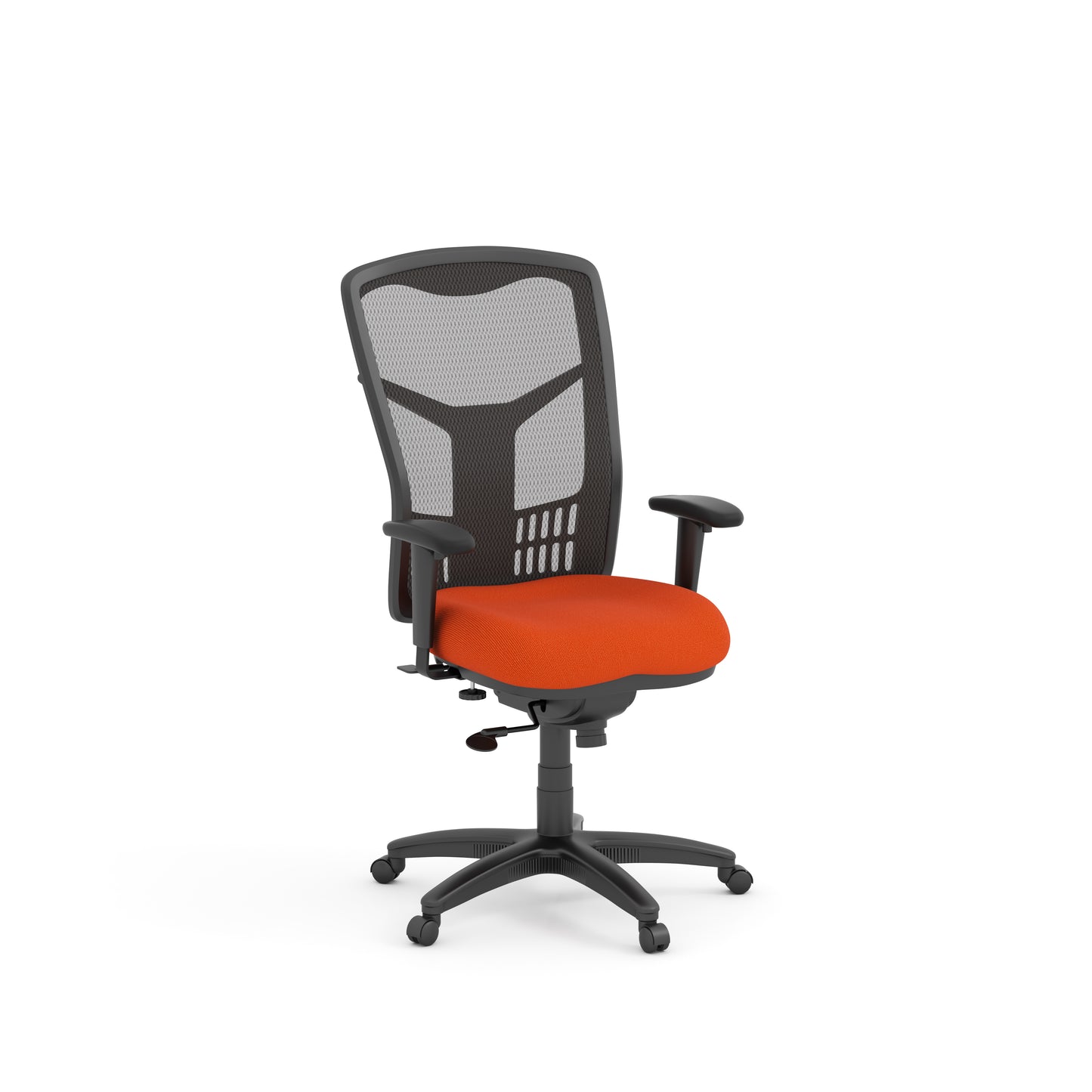 CoolMesh High Back Multi-Function High Back with Adjustable Lumbar Support & Ratchet Back with Titanium Base - 7701S & 7700T