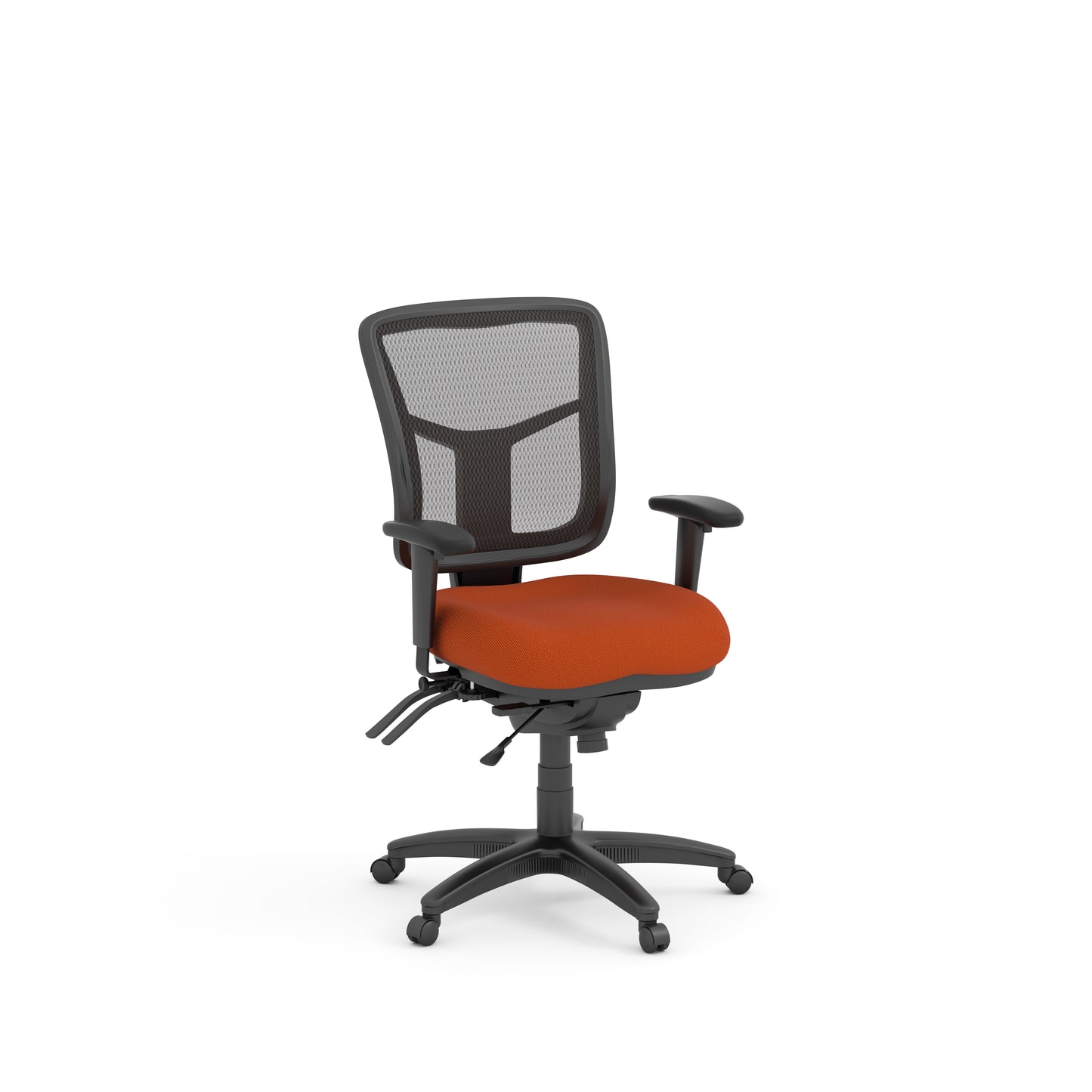 CoolMesh Medium Back Multi-Function Task with Adjustable Lumbar Support & Ratchet Back with Titanium Base - 7754S & 7700T