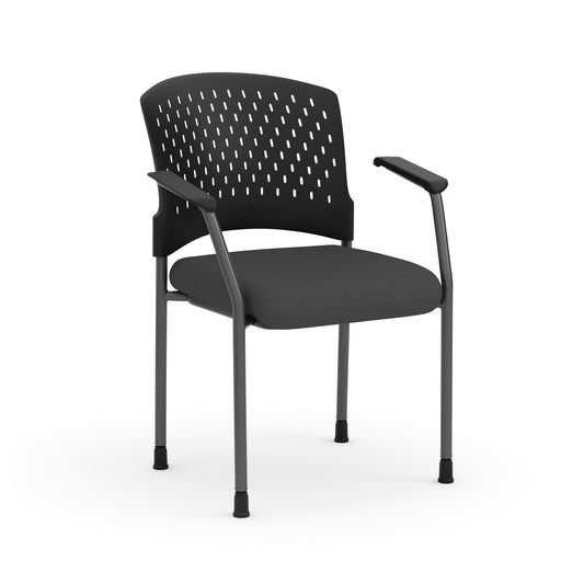 Agenda Designer Nesting Chair with Arms - Black or Gray -  3294T