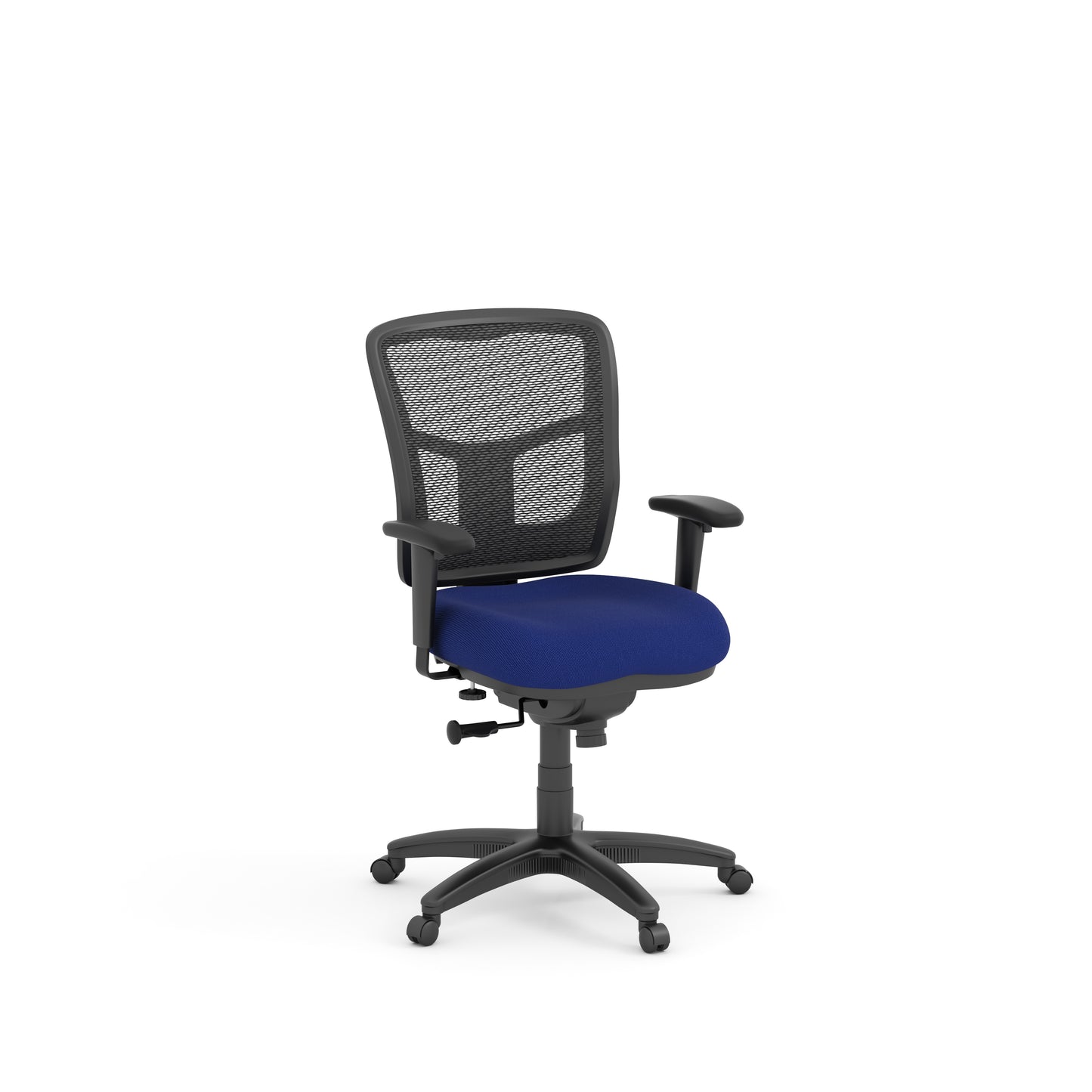 CoolMesh Medium Back Basic Task with Adjustable Lumbar Support & Ratchet Back with Titanium Base - 7621A & 7700T