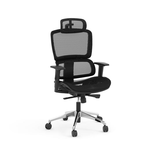 Pilot High Back with Headrest - Black - 7307