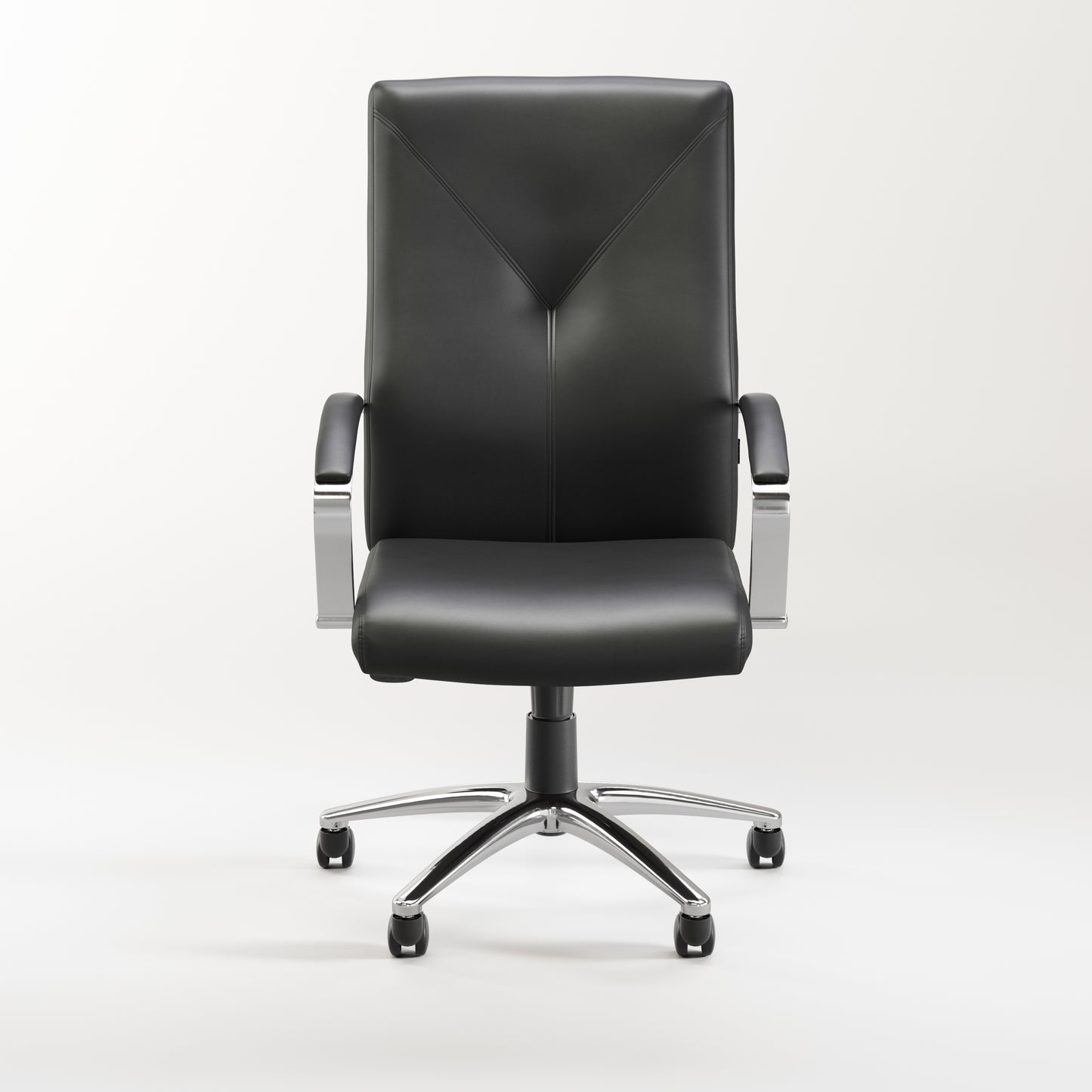 Wren Executive Chair with Chrome Frame and Black or Gray - 14010