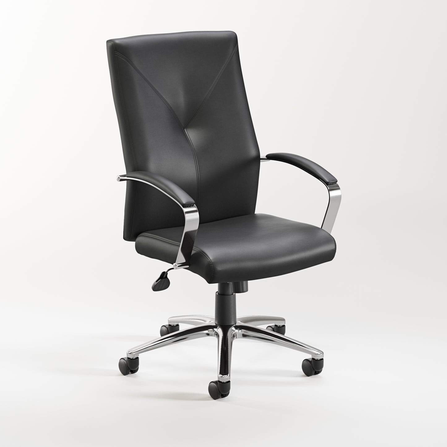 Wren Executive Chair with Chrome Frame and Black or Gray - 14010