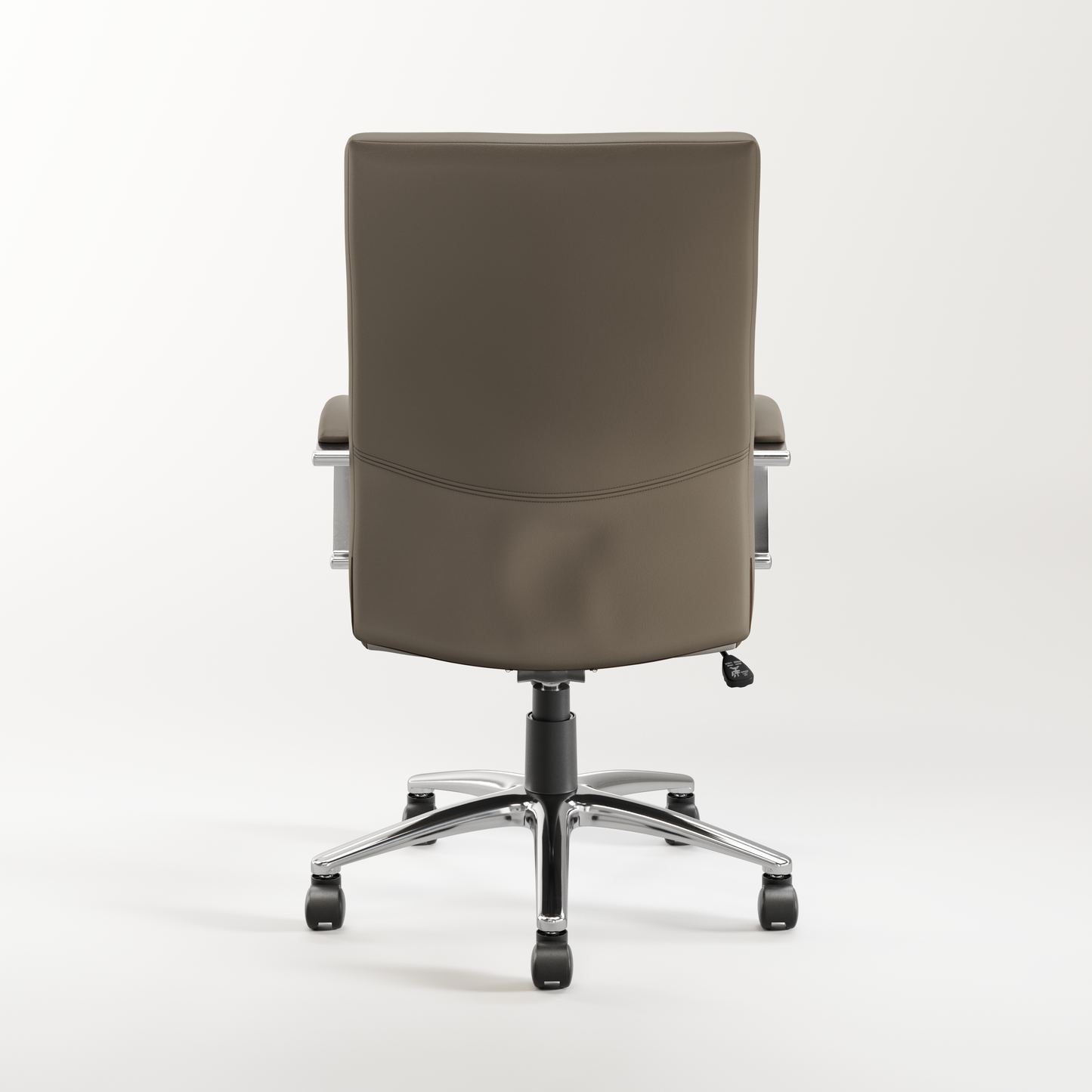 Wren Executive Chair with Chrome Frame and Brown - 14010
