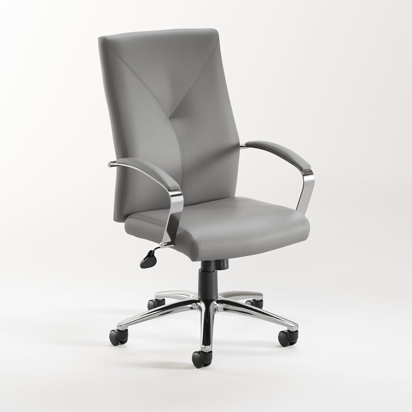 Wren Executive Chair with Chrome Frame and Black or Gray - 14010
