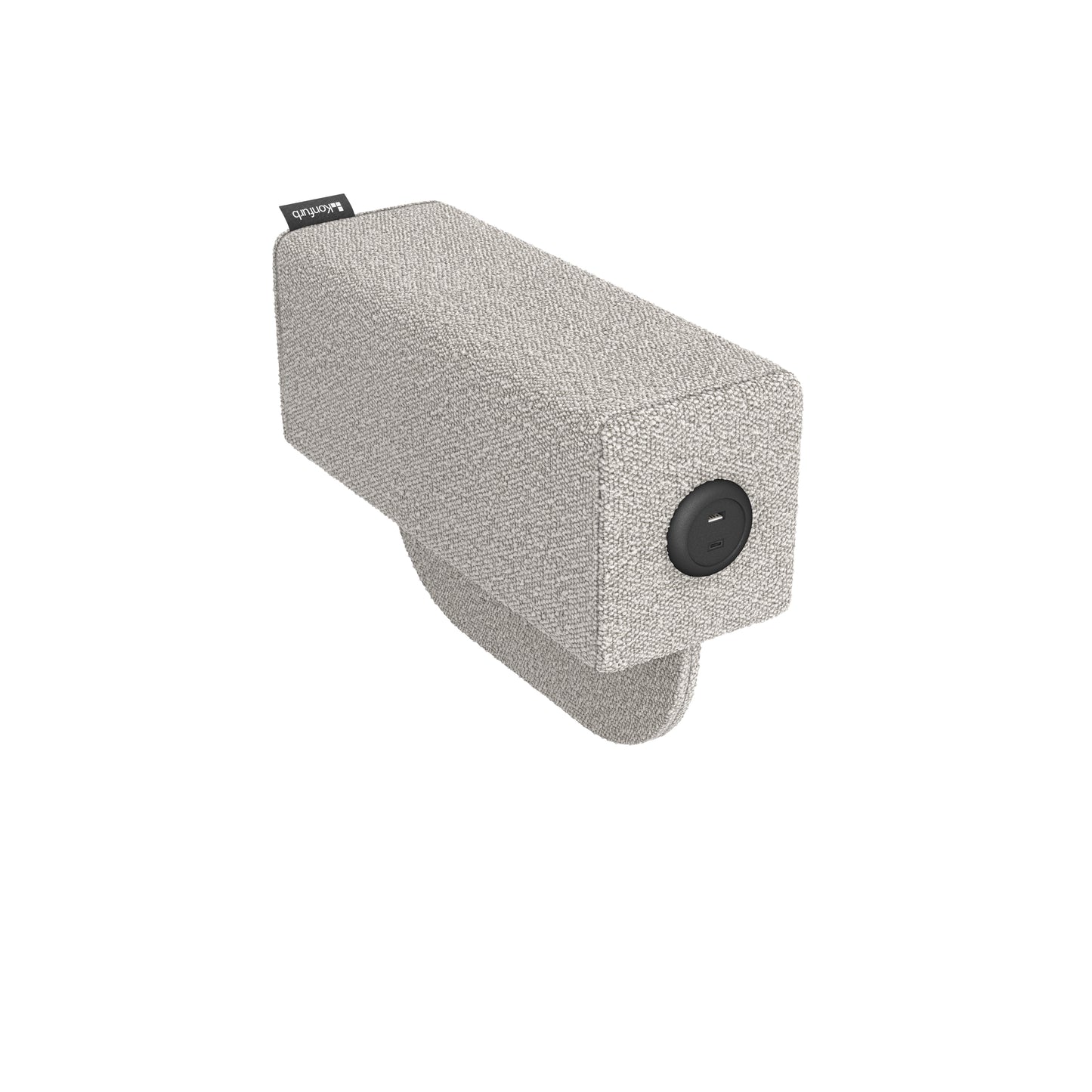 Konfurb Konnect Series Center Upholstered Power Module - Beige Fabric - 82334BGE17