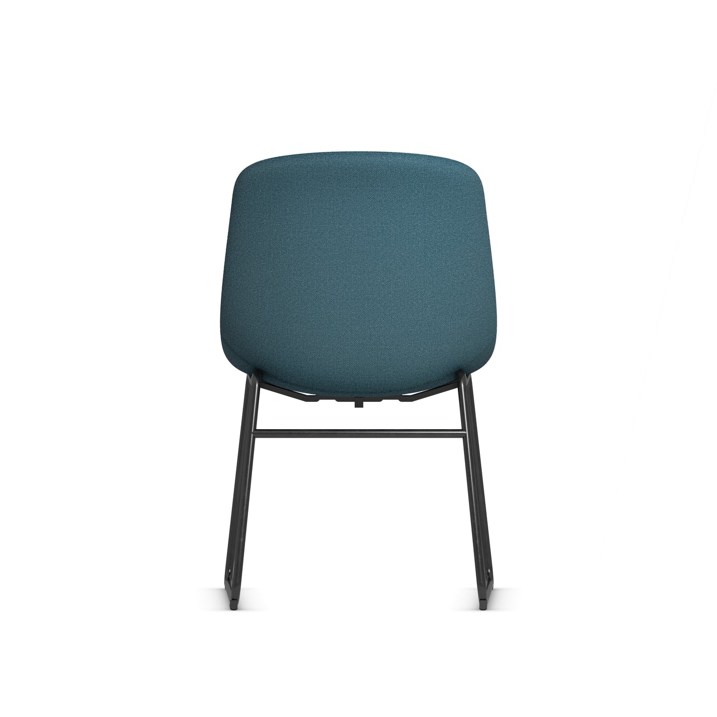 Zest Shell Chair Black Frame - Black, Gray or Green Fabric - 36241