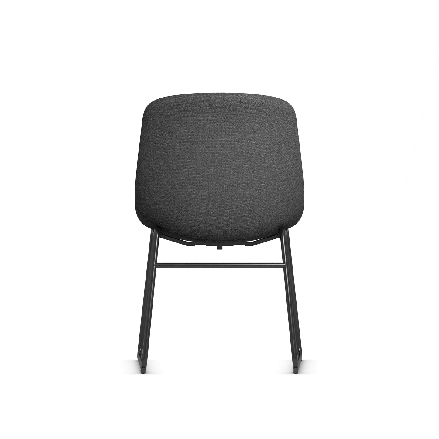 Zest Shell Chair Black Frame - Black, Gray or Green Fabric - 36241
