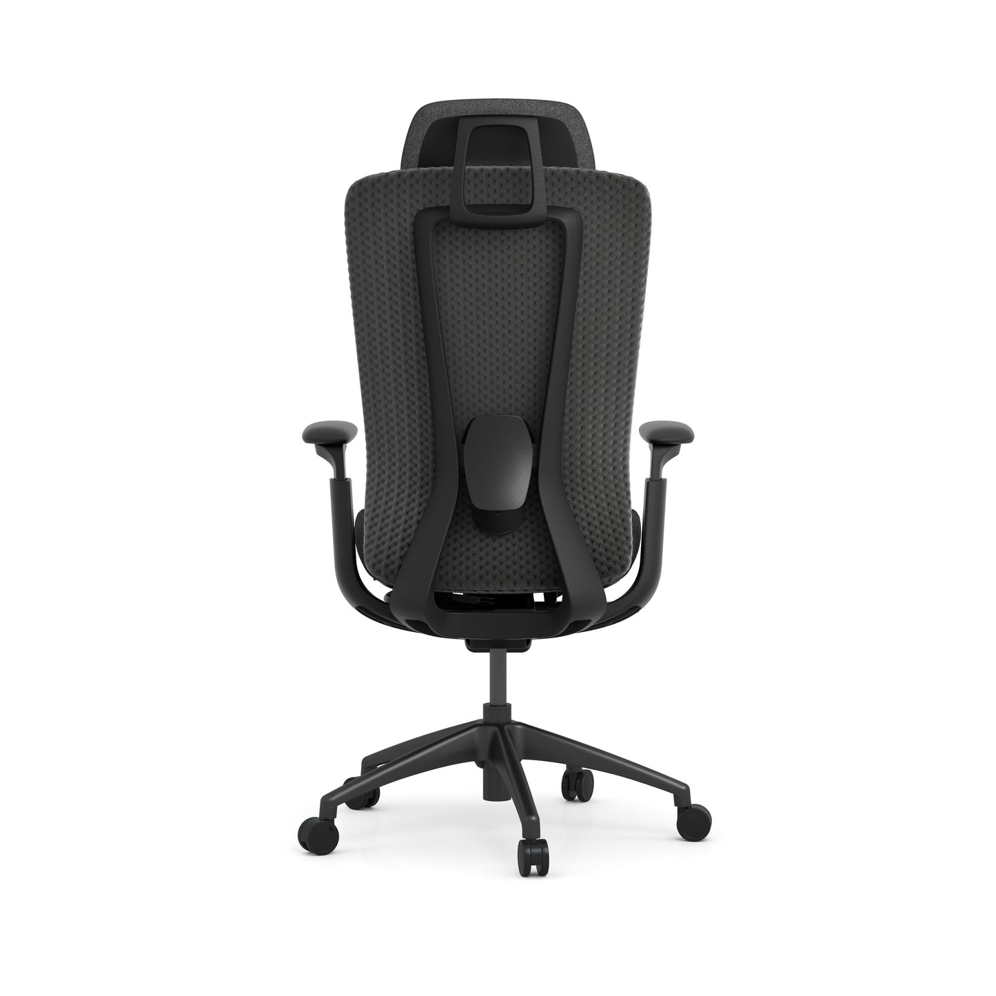 Konfurb Neza with Headrest - Black - 3781BLK999M02 & 3781BLK999