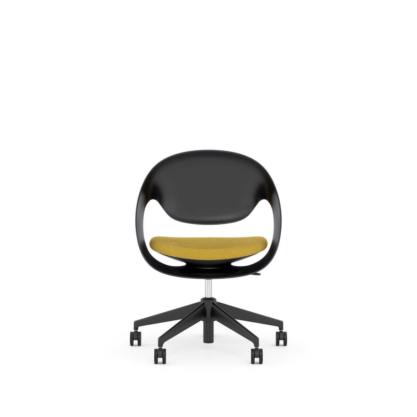 Konfurb Loop Series Chair Black Frame Medium Back - 42551