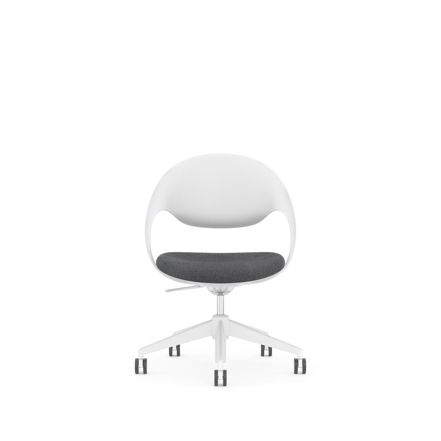 Konfurb Loop Series Chair White Frame Medium Back - 42552