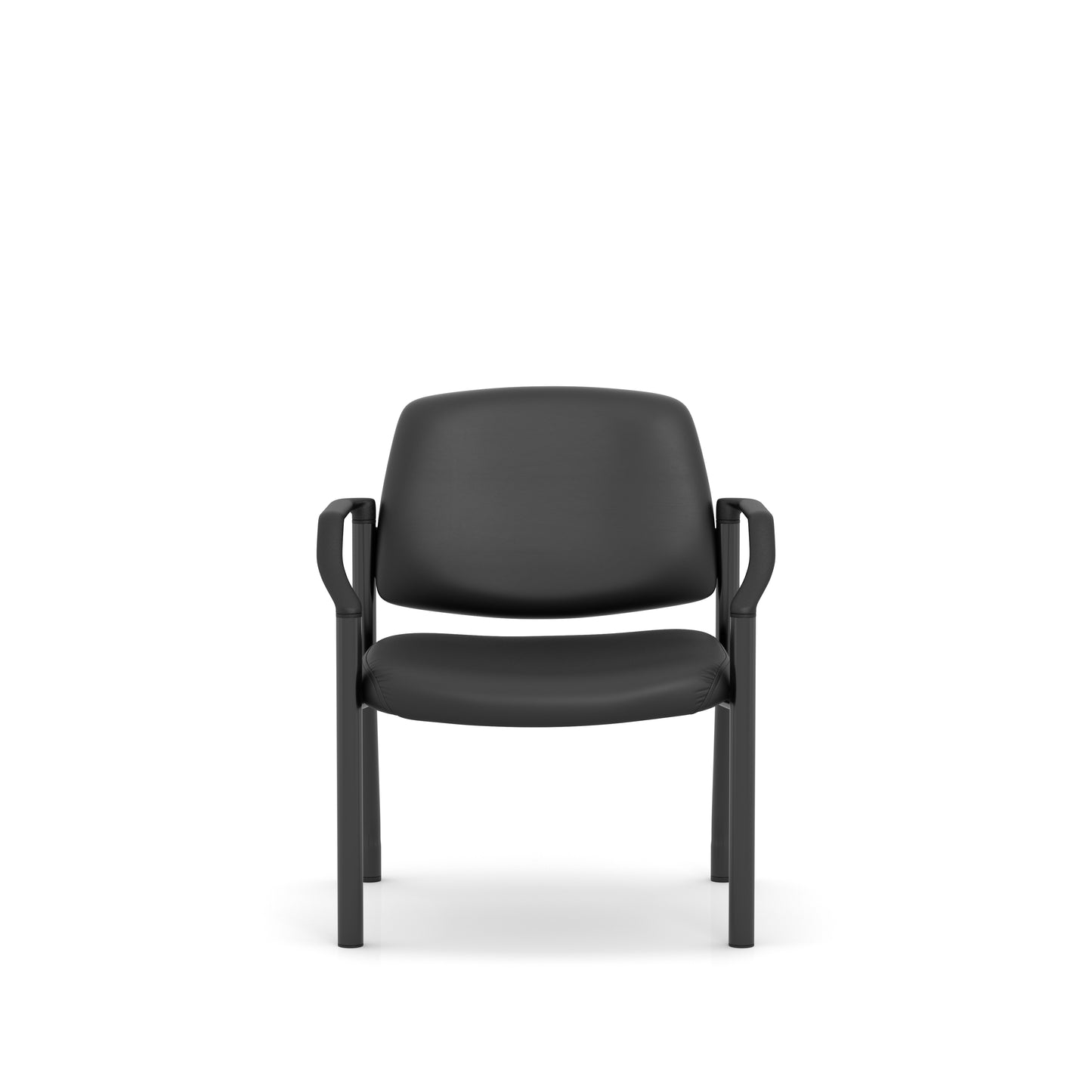 Stance Series Big & Tall Guest Chair with Arms - Weight Capacity 400lbs - Black or Gray - 590530