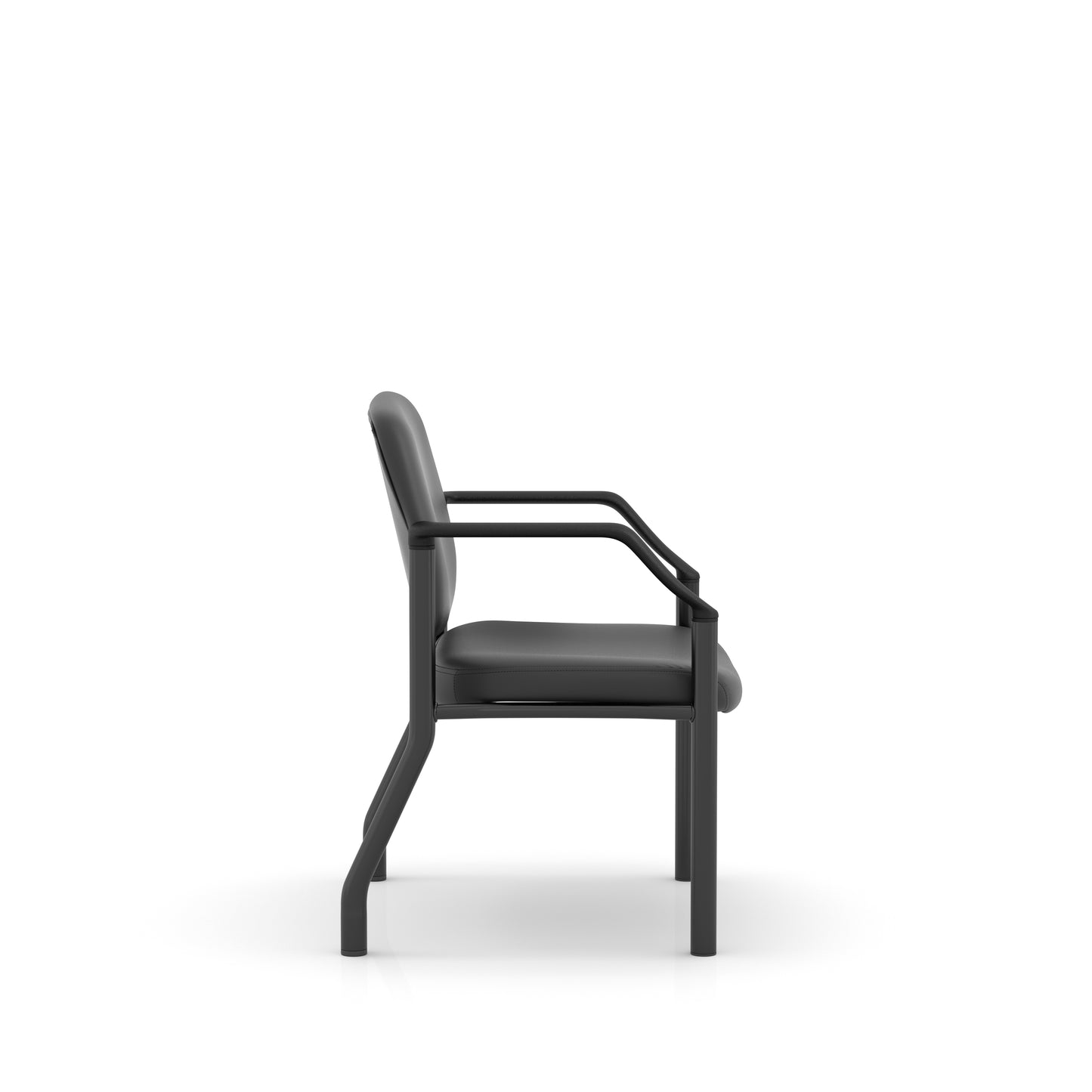 Stance Series Big & Tall Guest Chair with Arms - Weight Capacity 400lbs - Black or Gray - 590530