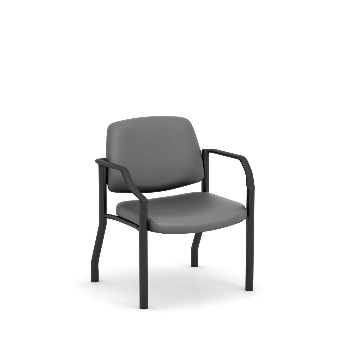 Stance Series Big & Tall Guest Chair with Arms - Weight Capacity 400lbs - Black or Gray - 590530