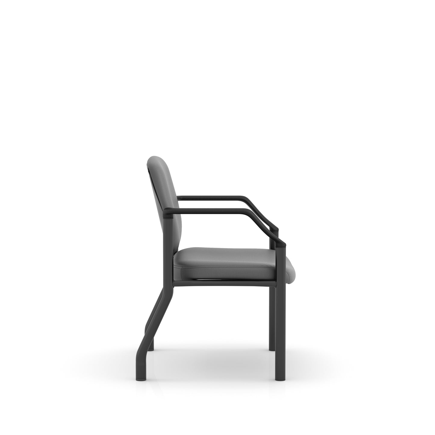 Stance Series Big & Tall Guest Chair with Arms - Weight Capacity 400lbs - Black or Gray - 590530