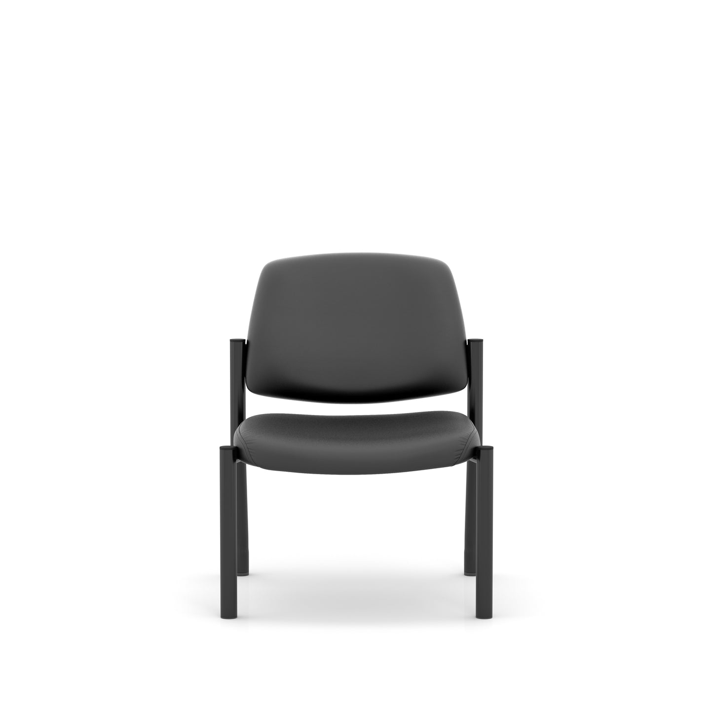 Stance Series Big & Tall Guest Chair Armless - Weight Capacity 400lbs - Black or Gray - 590540