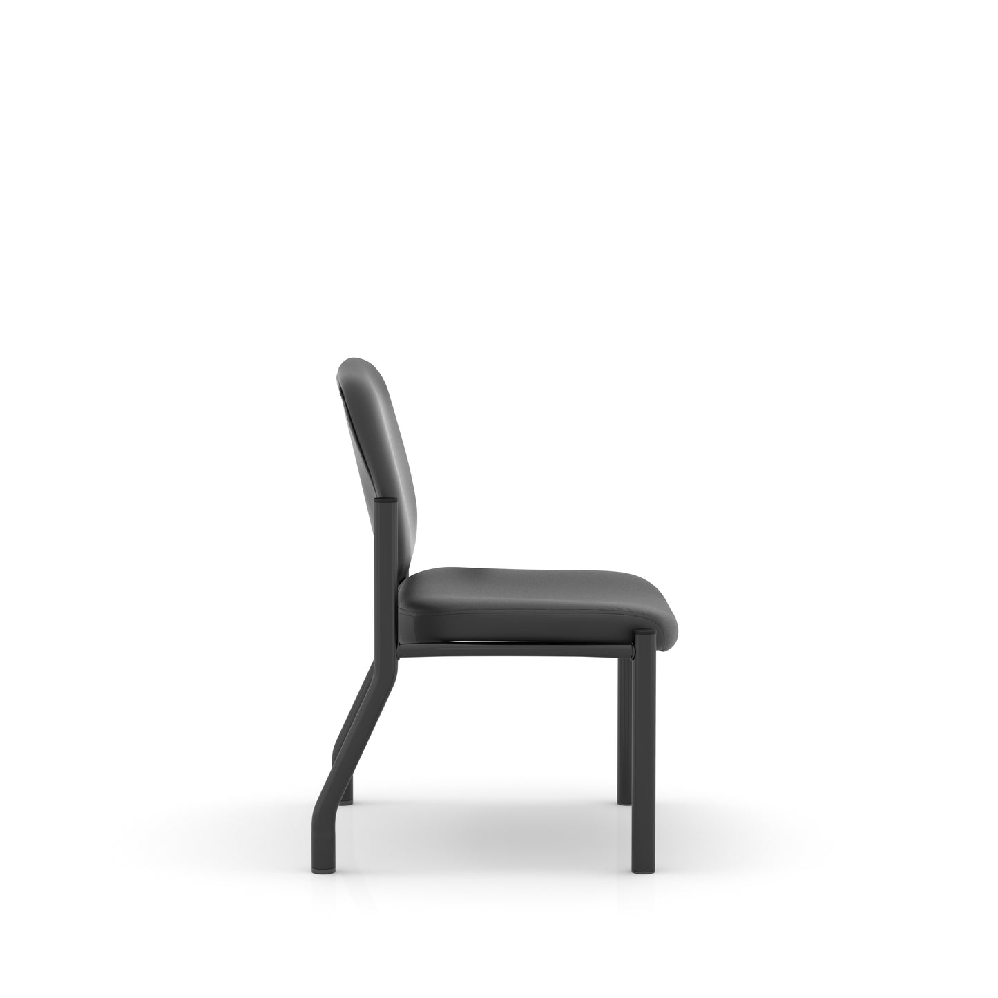 Stance Series Big & Tall Guest Chair Armless - Weight Capacity 400lbs - Black or Gray - 590540