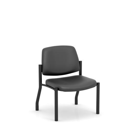 Stance Series Big & Tall Guest Chair Armless - Weight Capacity 400lbs - Black or Gray - 590540