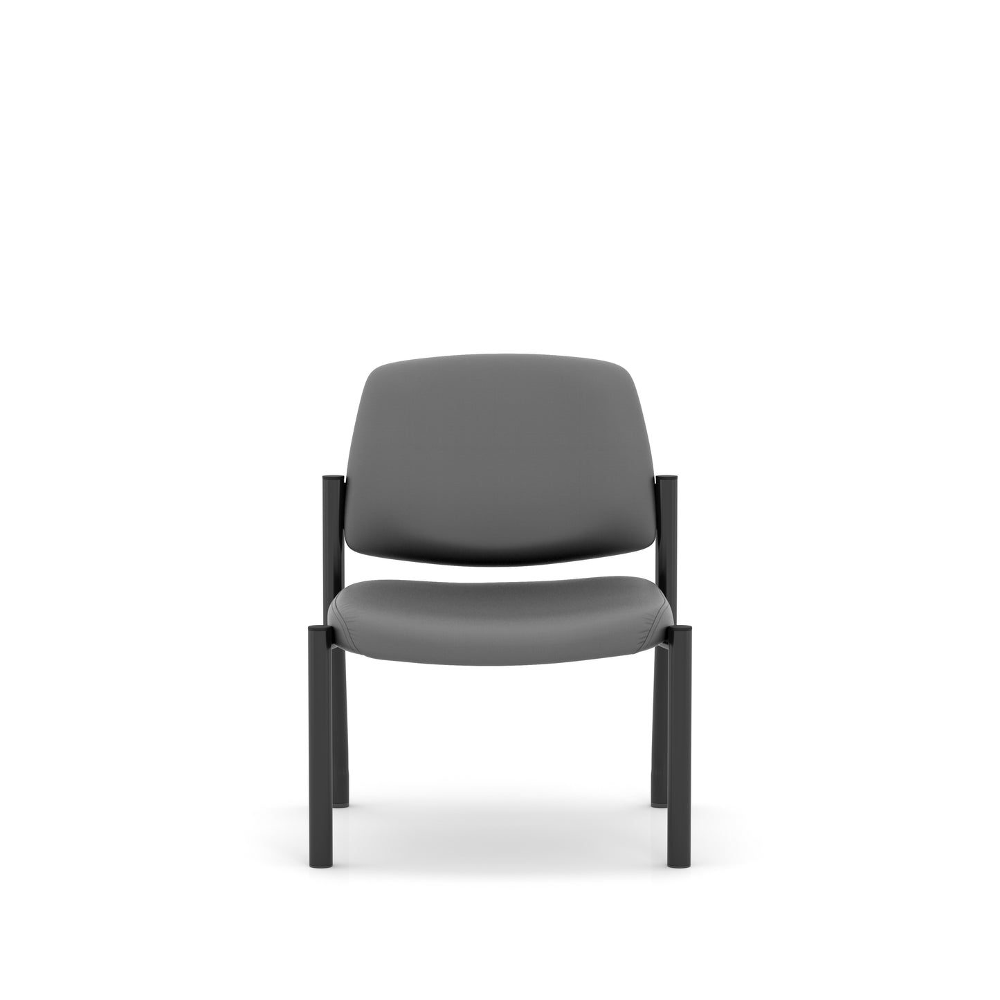 Stance Series Big & Tall Guest Chair Armless - Weight Capacity 400lbs - Black or Gray - 590540
