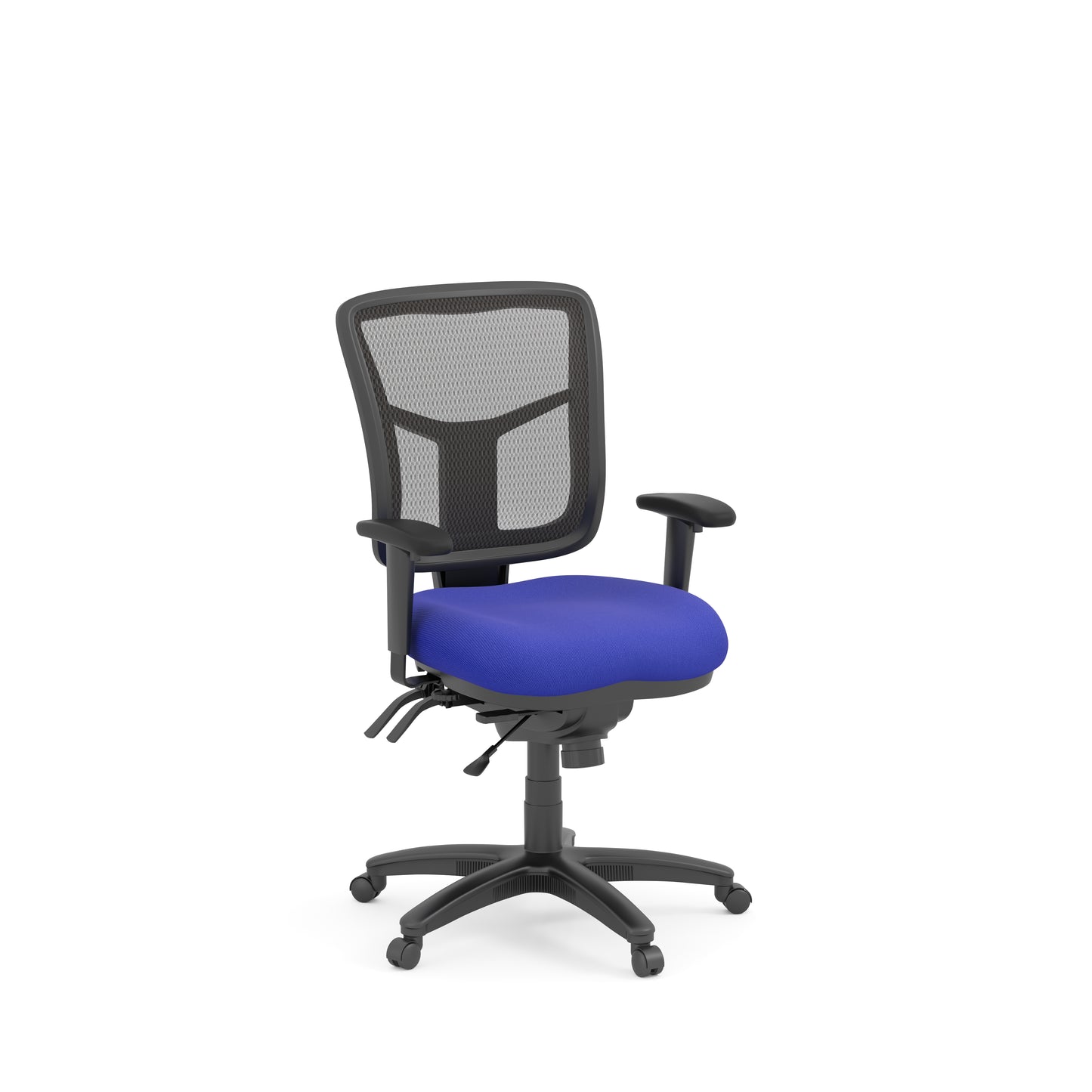 CoolMesh Medium Back Multi-Function Task with Adjustable Lumbar Support & Ratchet Back with Titanium Base - 7754S & 7700T