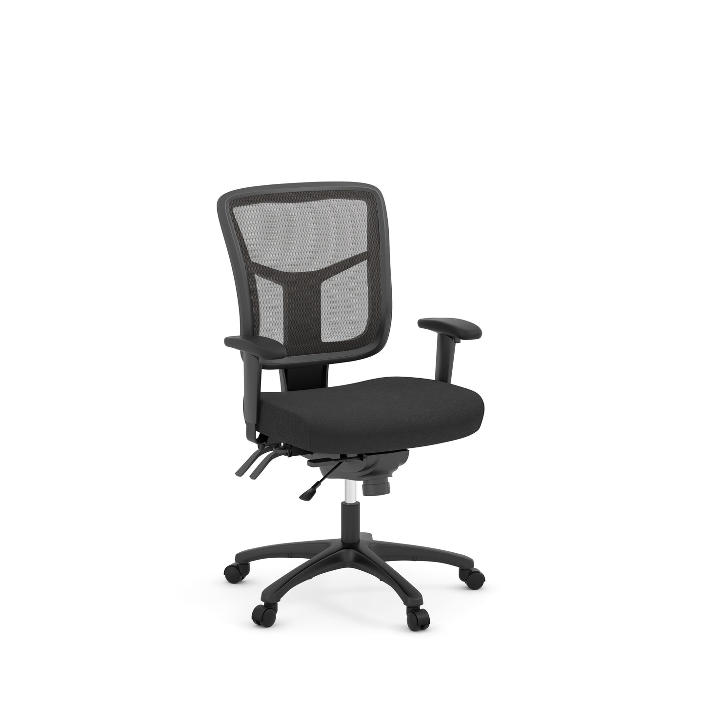 CoolMesh Medium Back Multi-Function Task with Adjustable Lumbar Support & Ratchet Back with Titanium Base - 7754S & 7700T