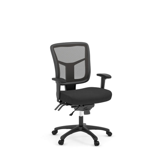 CoolMesh Medium Back Multi-Function Task with Adjustable Lumbar Support & Ratchet Back - 7754S (COS)