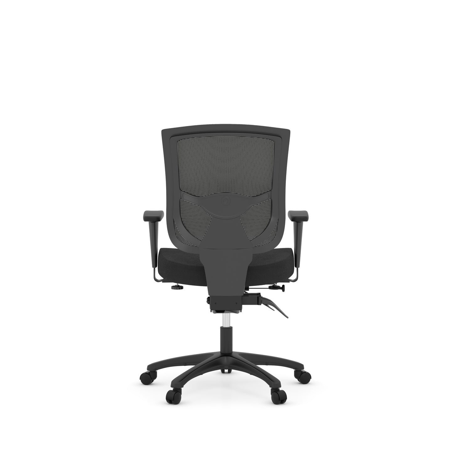 CoolMesh Pro Multi-Function Medium Task Chair with Ratchet Back Height Adjustment and Titanium Base - 8054S & 7700T