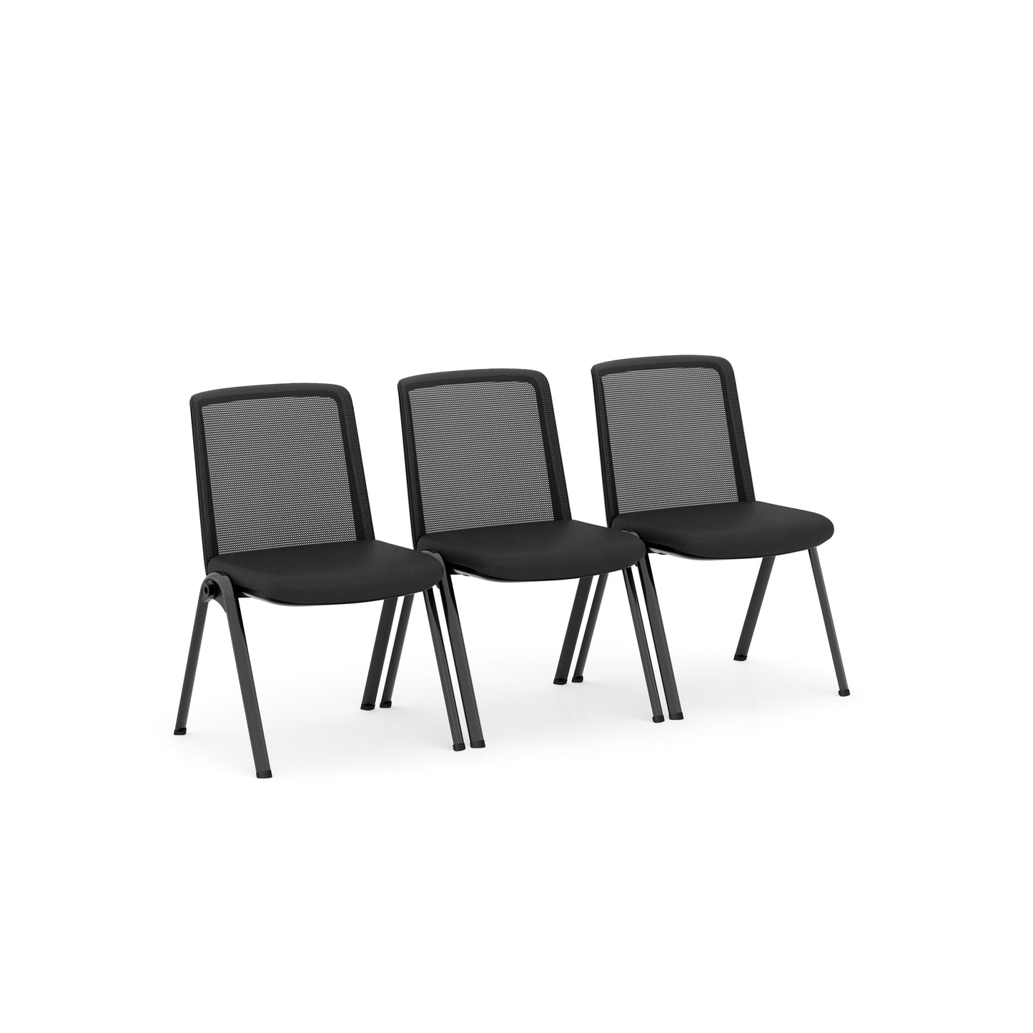 Node Stackable Guest Chair - Black - 82581