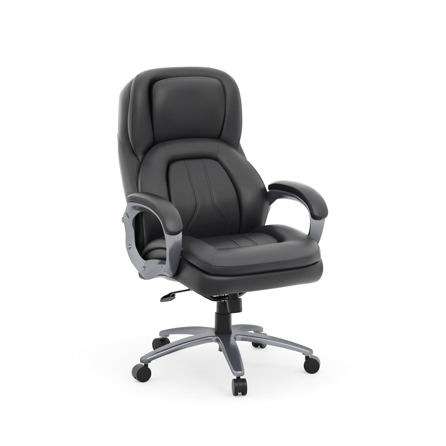 Kingston Big & Tall Swivel Tilter Chair Weight Capacity 400lbs - Black - 8810