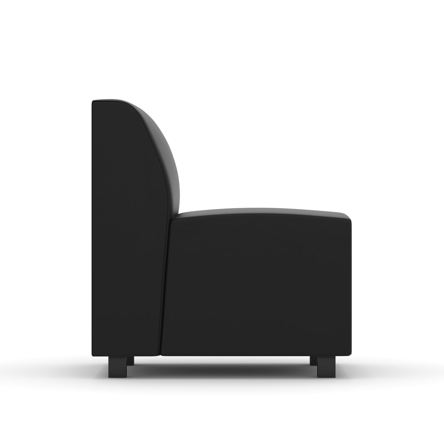 Remix Modular 45° Corner Seat - Black - 31" x 28"D - 9755