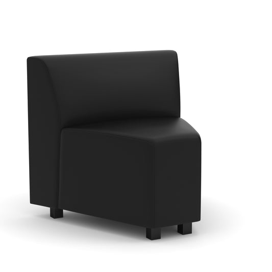 Remix Modular 45° Corner Seat - Black - 31" x 28"D - 9755