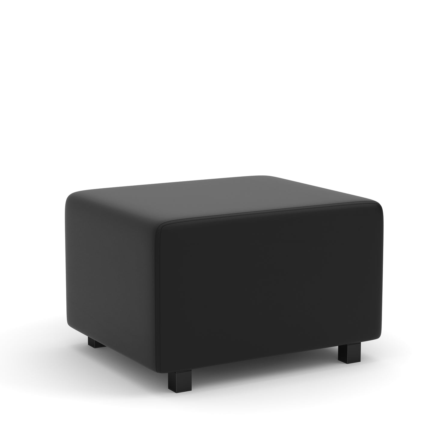 Remix Modular Ottoman - Black - 24" x 30"D - 9756